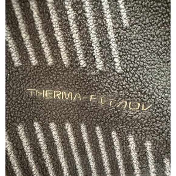 Women's Size Small Nike Pro Therma Fit ADV Fleece Crop Stretch Hoodie Blue - Picture 6 of 8